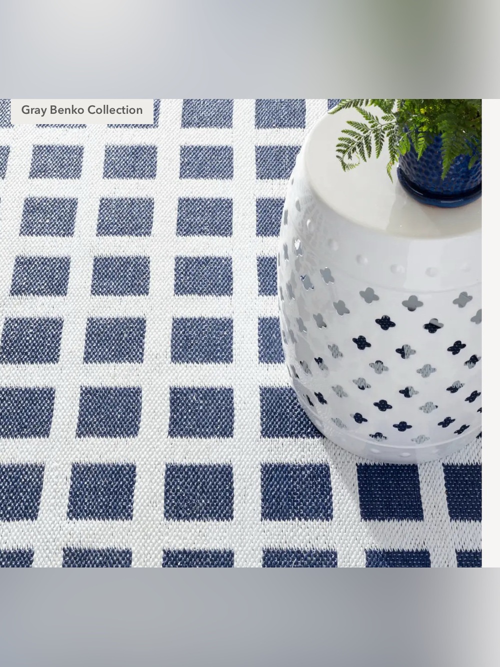NWT Annie Selke Titto Handwoven Indoor/Outdoor Rug 2 x3 - Picture 4 of 5